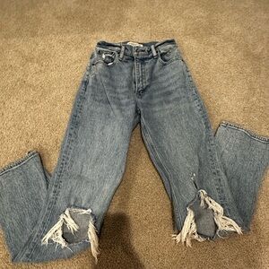 Abercrombie Ultra High Rise Straight Jeans